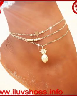 Anklet with beautiful jewelry to decorate the feet - 50 Off 1