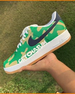 Air Force One Get Chasum - Military green camouflage - I Luv Shoes003
